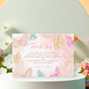 Search for baby shower butterfly thank you cards A little butterfly