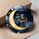Search for golden moon stickers Baby shower