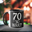 Search for funny 70th birthday mugs Modern