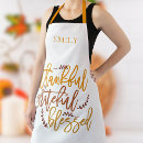 Search for thanksgiving aprons Thankful grateful blessed