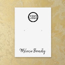 Search for black and silver business cards For her