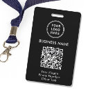 Search for business id badges Black