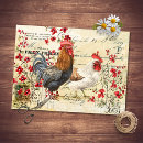 Search for vintage rooster tissue paper Ephemera