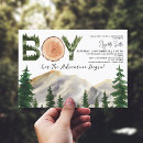 Search for mountain baby shower invitations Pine tree