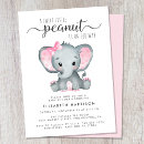 Search for sweet little peanut invitations Elephant