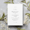 Search for classic monogram wedding invitations Minimal