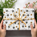 Search for black and cream wrapping paper White