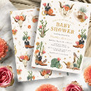 Search for southwest baby shower invitations Western