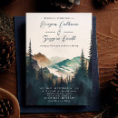 Search for blue tree wedding invitations Forest