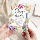 Search for wine and cheese bridal shower invitations Rustic