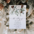 Search for christmas wedding invitations Evergreen