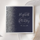 Search for blue and silver napkins Sparkle