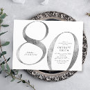 Search for silver glitter birthday invitations Typography