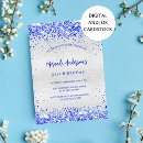 Search for winter wonderland quince invitations Silver