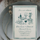 Search for whimsical rehearsal dinner invitations Quirky