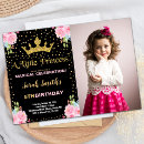 Search for black crown invitations Princess
