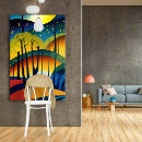 Search for psychedelic canvas prints Groovy