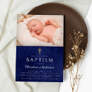 Search for royal blue christening invitations Modern