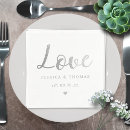 Search for silver napkins Script