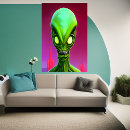 Search for green alien art Extraterrestrial
