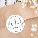 Search for our wedding stickers Black and white