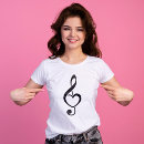 Search for treble clef tshirts Musician