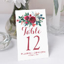 Search for christmas table cards Floral