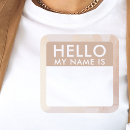 Search for hello my name is tag stickers Blank
