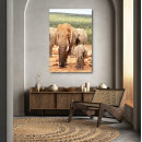 Search for elephant painting canvas prints Wild