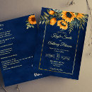 Search for navy blue and yellow sunflower invitations Elegant