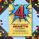 Search for superhero invitations Cartoon
