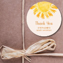 Search for thank you shower stickers Gender neutral baby shower