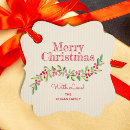 Search for fancy christmas gift tags Merry