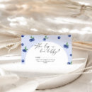 Search for big belly invitations Blue