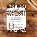 Search for cowboy baby shower invitations Brown