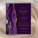 Search for amethyst geode invitations Elegant