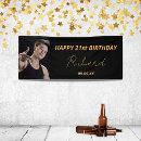 Search for birthday for men banners 16th 18th birthday party