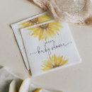 Search for sunflower napkins Baby shower