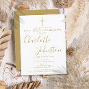 Search for elegant gold first communion invitations Script