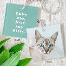 Search for minimalist animal key rings Cat lover