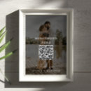 Search for qr code wedding posters Simple
