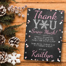 Search for snowflake thank you cards Winter