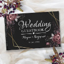 Search for gothic wedding guest books Black