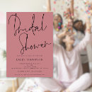 Search for dusty rose bridal shower invitations Typography