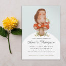 Search for mushroom baby shower invitations Illustration