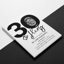 Search for flirty birthday invitations Black and white