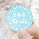 Search for turquoise thank you stickers Love and thanks