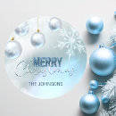 Search for snowflake blue stickers Merry