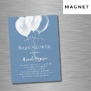 Search for white baby boy shower invitations Blue and white