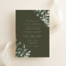 Search for olive leaf invitations Greenery